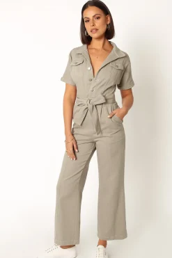 Demi Contrast Stitch Jumpsuit