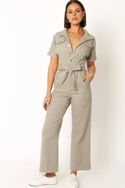 Demi Contrast Stitch Jumpsuit