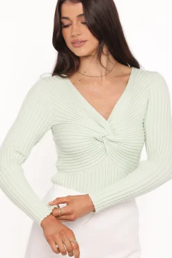 Demi Twist Detail Knit Top