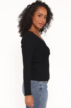 Demi Twist Detail Knit Top
