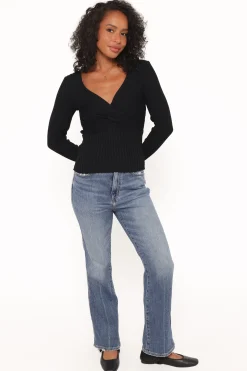 Demi Twist Detail Knit Top