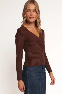 Demi Twist Detail Knit Top