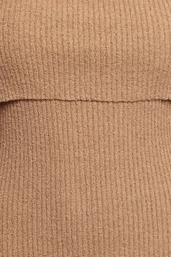 Domitia Off Shoulder Knit Dress