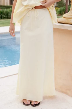 Elena Cotton Maxi Skirt