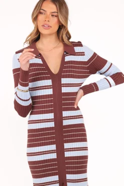 Eliana Long Sleeve Midi Dress