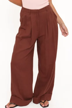 Elinor Cuffed Linen Pant