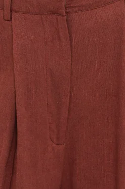 Elinor Cuffed Linen Pant