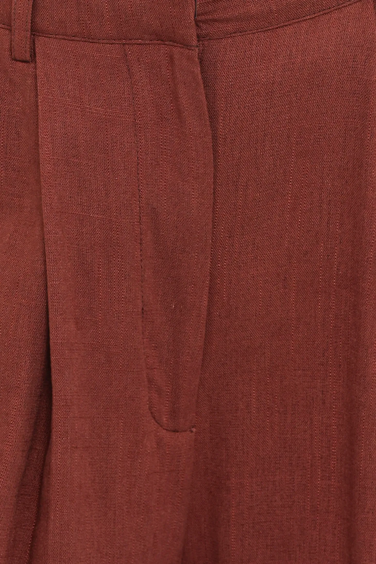 Elinor Cuffed Linen Pant