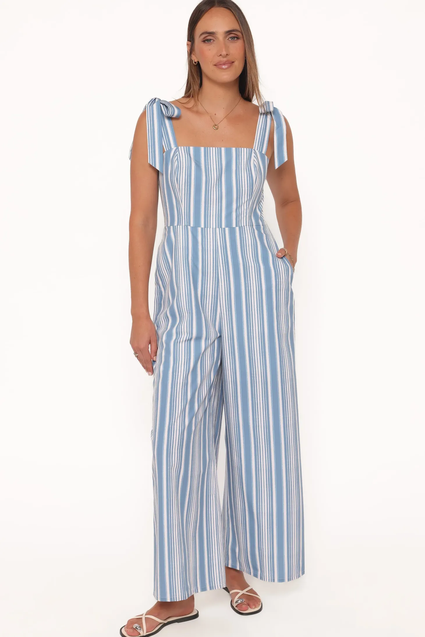 Ella Tie Shoulder Jumpsuit