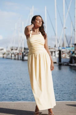 Emalia Halter Maxi Dress
