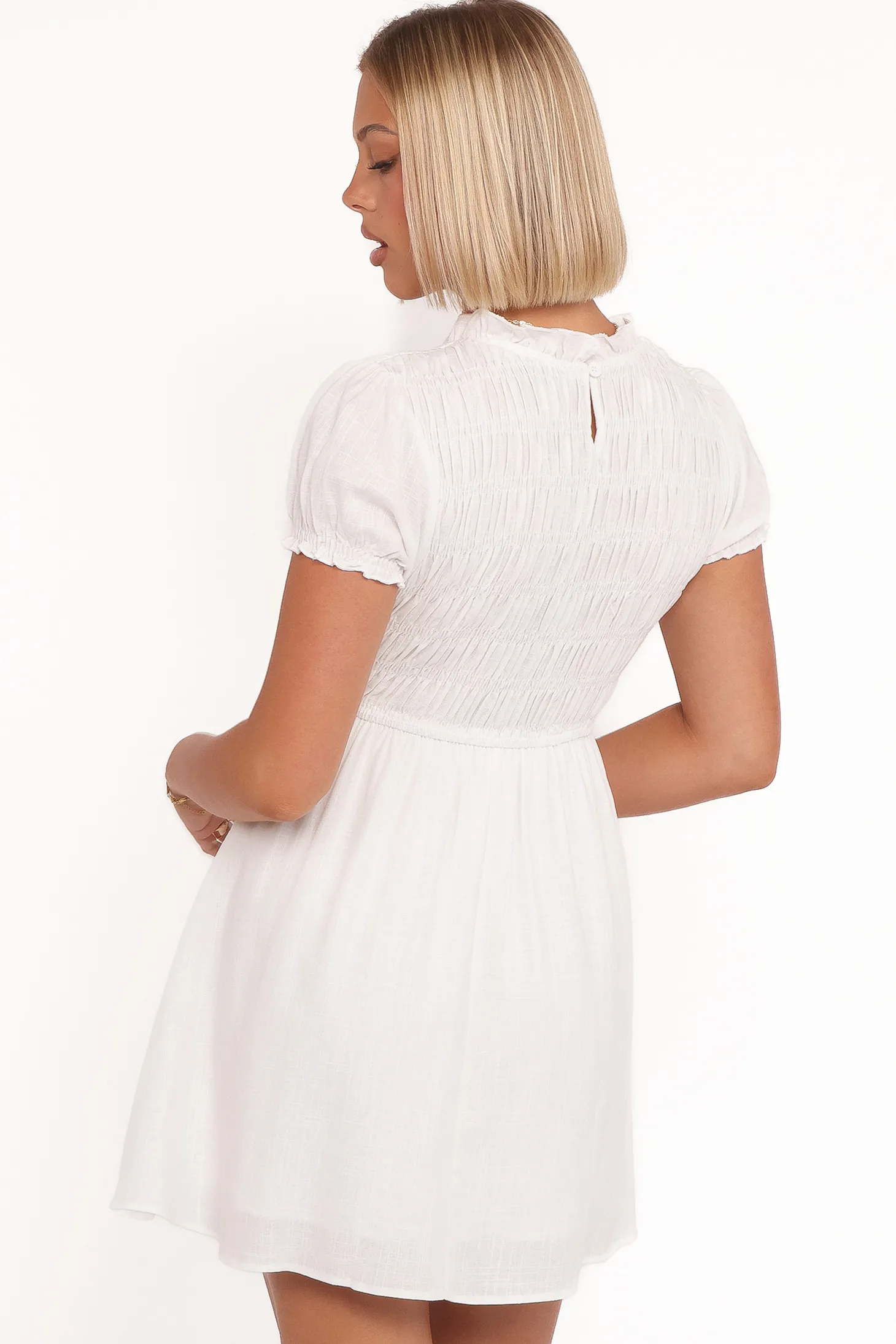 Emari Puff Sleeve Mini Dress