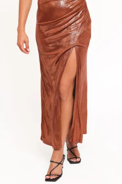 Emerie Sleeveless Metallic Maxi