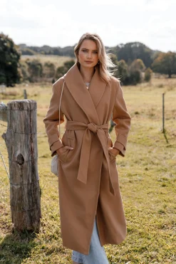 Emersyn Tie Front Coat
