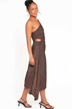 Emma One Shoulder Midi Dress