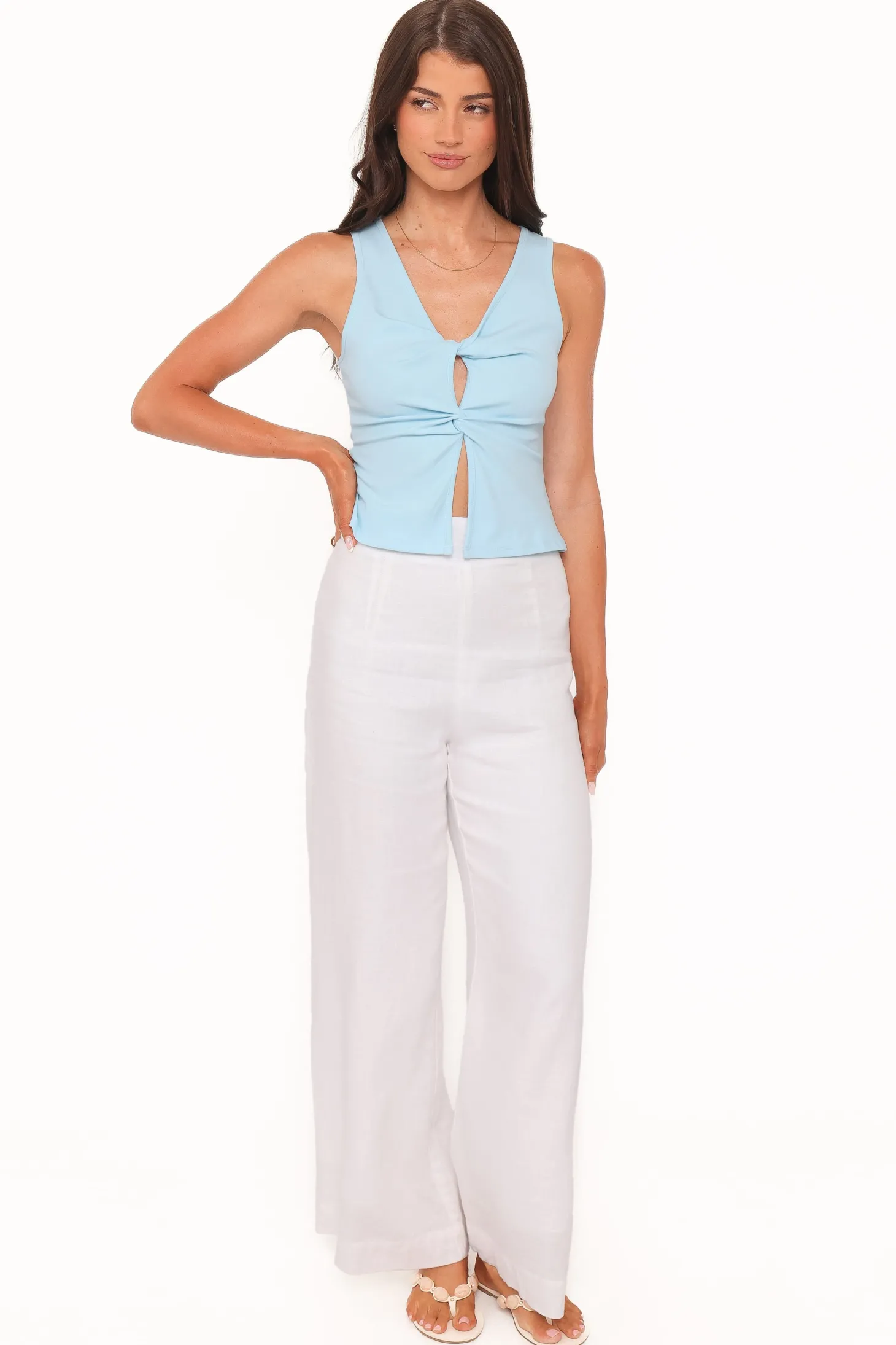 Emmeline Twist Front Top
