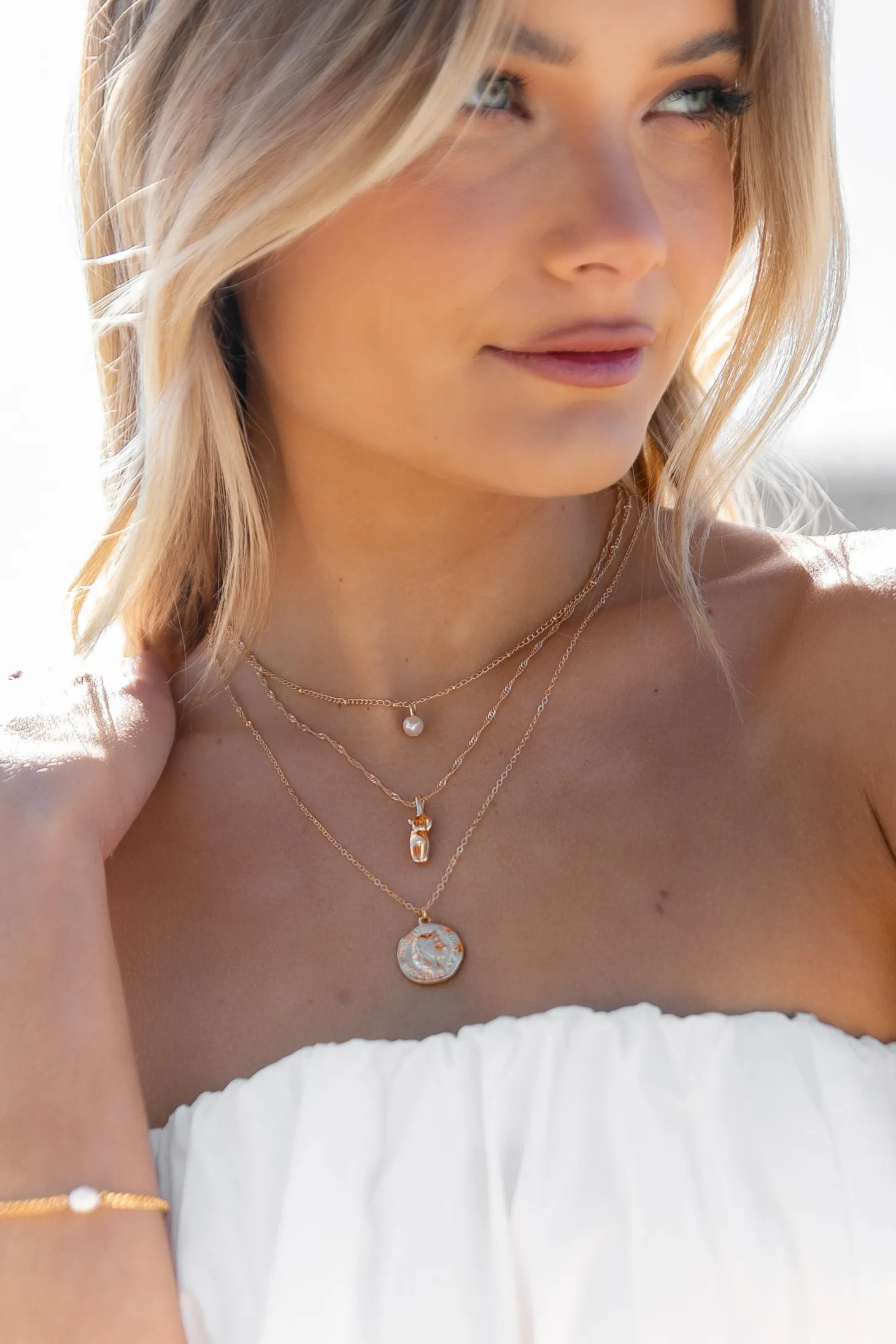 Enchante 5 Layer Necklace Set