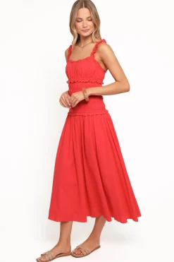 Enola Gather Midi Dress