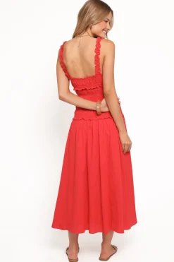 Enola Gather Midi Dress