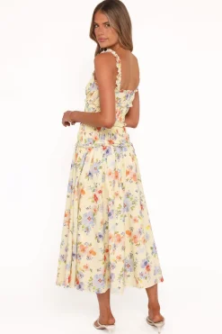 Enola Gather Midi Dress