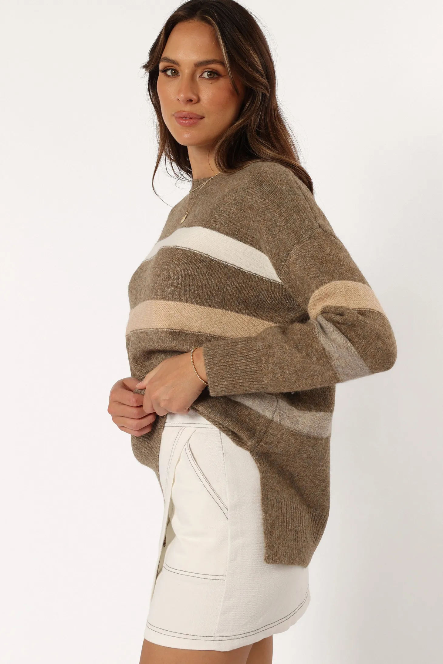 Esther Stripe Knit Sweater