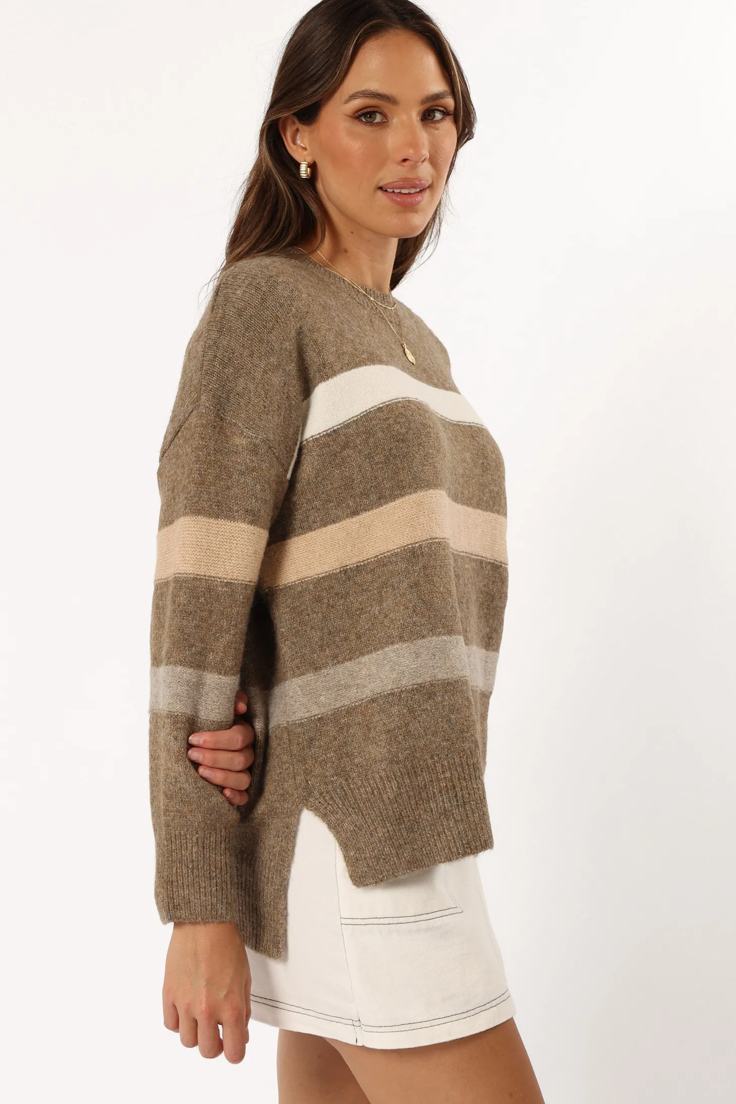 Esther Stripe Knit Sweater