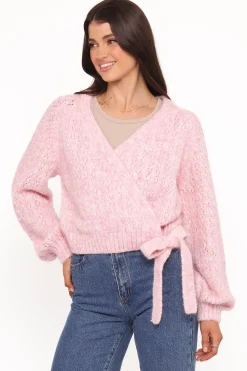 Etta Ballet Wrap Knit Sweater