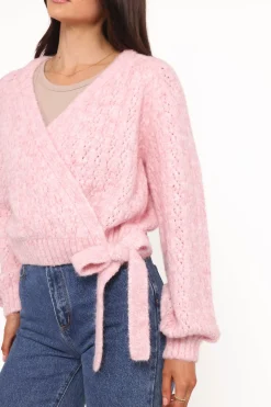 Etta Ballet Wrap Knit Sweater