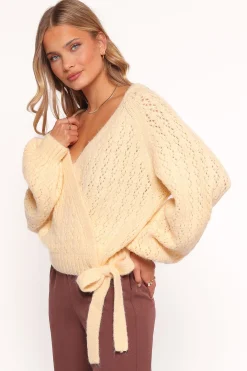 Etta Ballet Wrap Knit Sweater