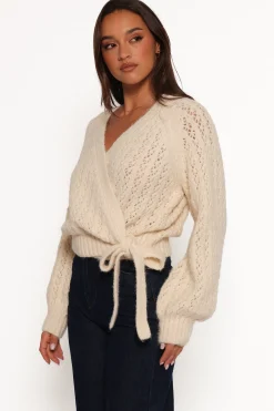 Etta Ballet Wrap Knit Sweater