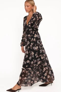 Evian Long Sleeve Maxi Dress
