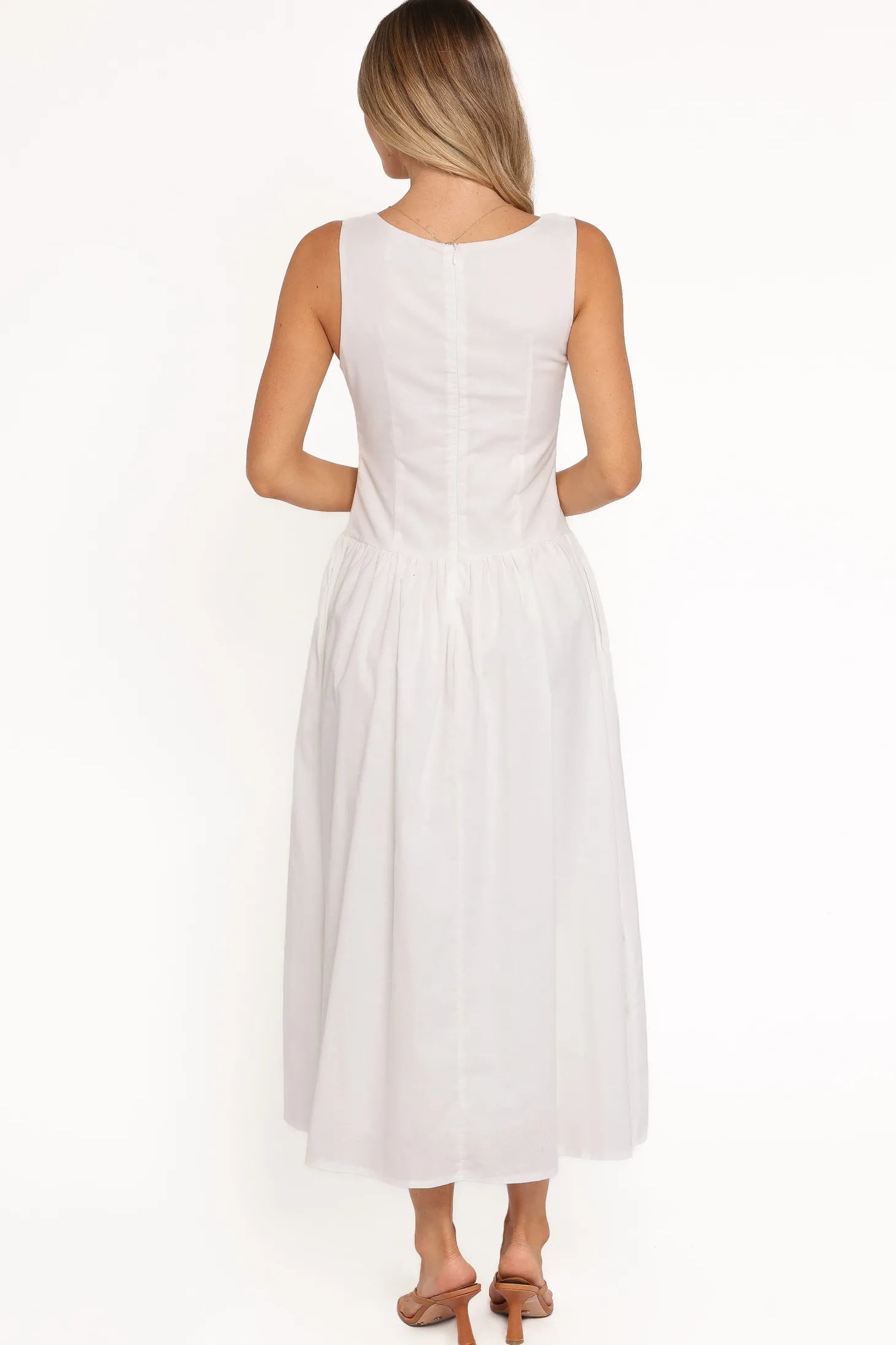 Evie Button Front Maxi Dress