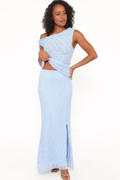 Faeriel Lace Knit Maxi Skirt