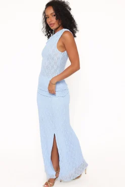 Faeriel Lace Knit Maxi Skirt