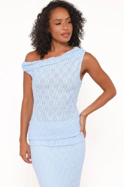 Faeriel Off Shoulder Lace Knit Top
