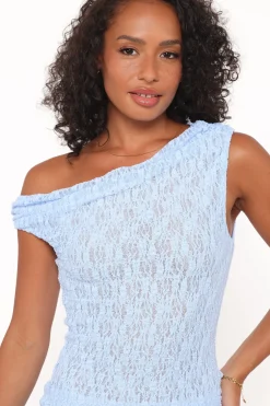 Faeriel Off Shoulder Lace Knit Top