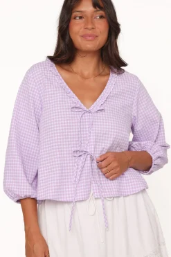 Fainche Front Tie Top