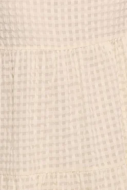 Farica Gingham Midi Skirt