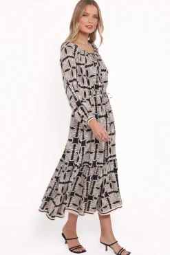Faris Off Shoulder Midi Dress