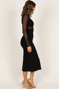 Farrow Long Sleeve Midi Dress