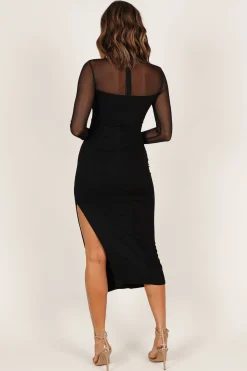 Farrow Long Sleeve Midi Dress
