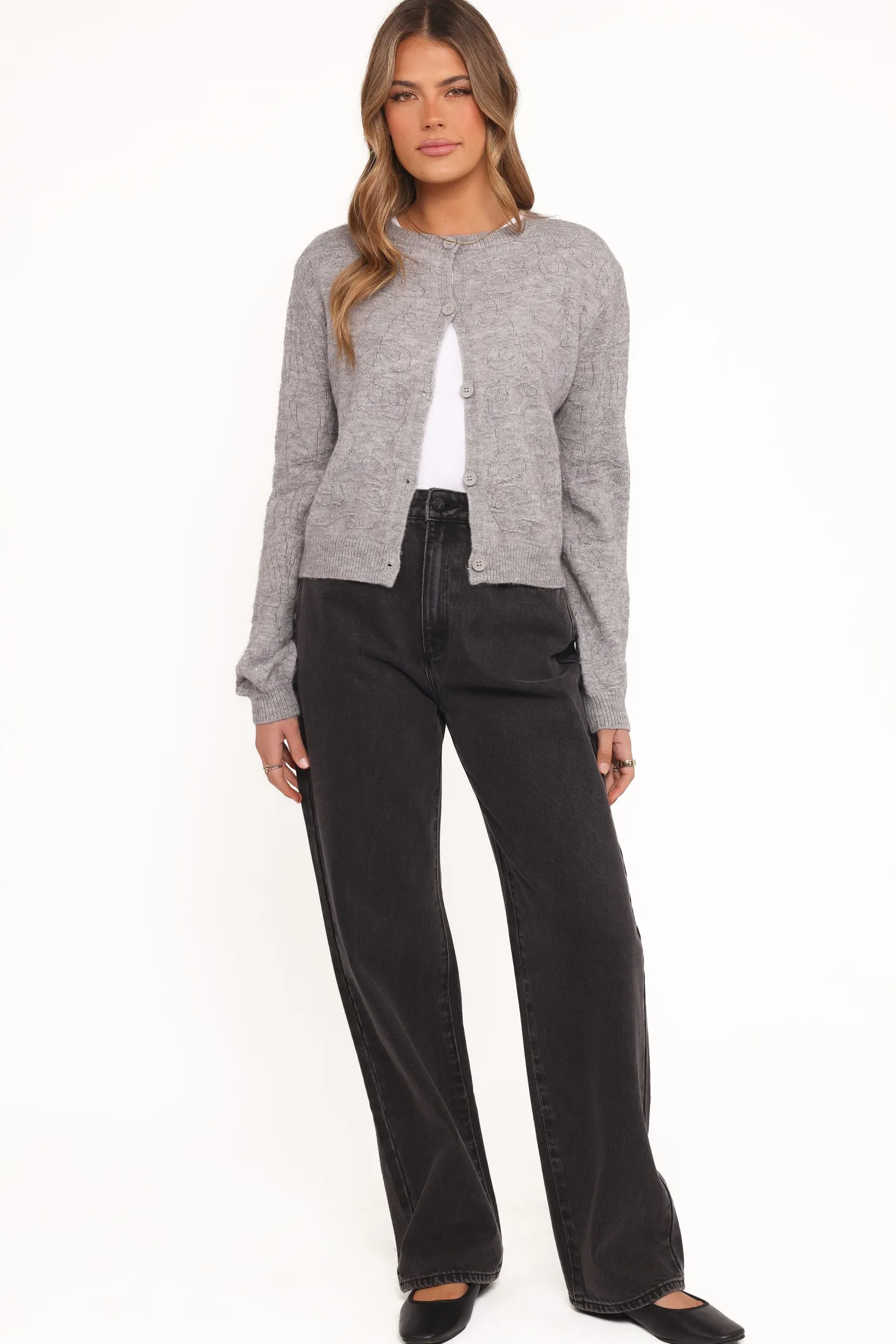 Fauna Tonal Floral Cardigan