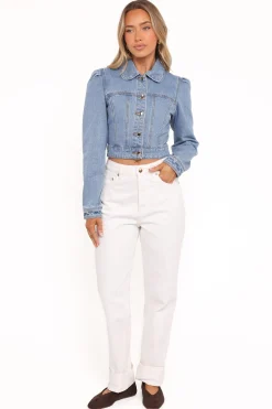 Faven Cropped Denim Jacket