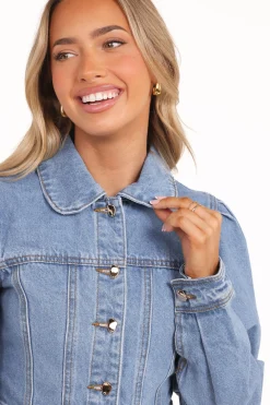 Faven Cropped Denim Jacket