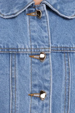 Faven Cropped Denim Jacket