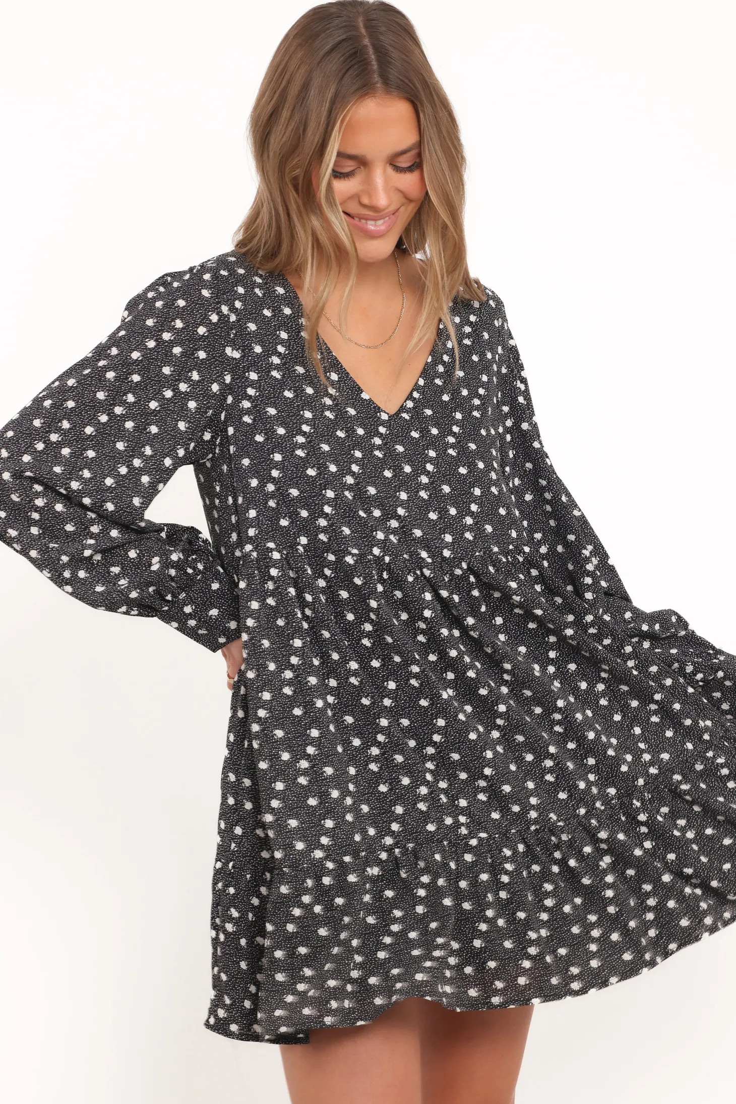 Frankie Long Sleeve Mini Dress