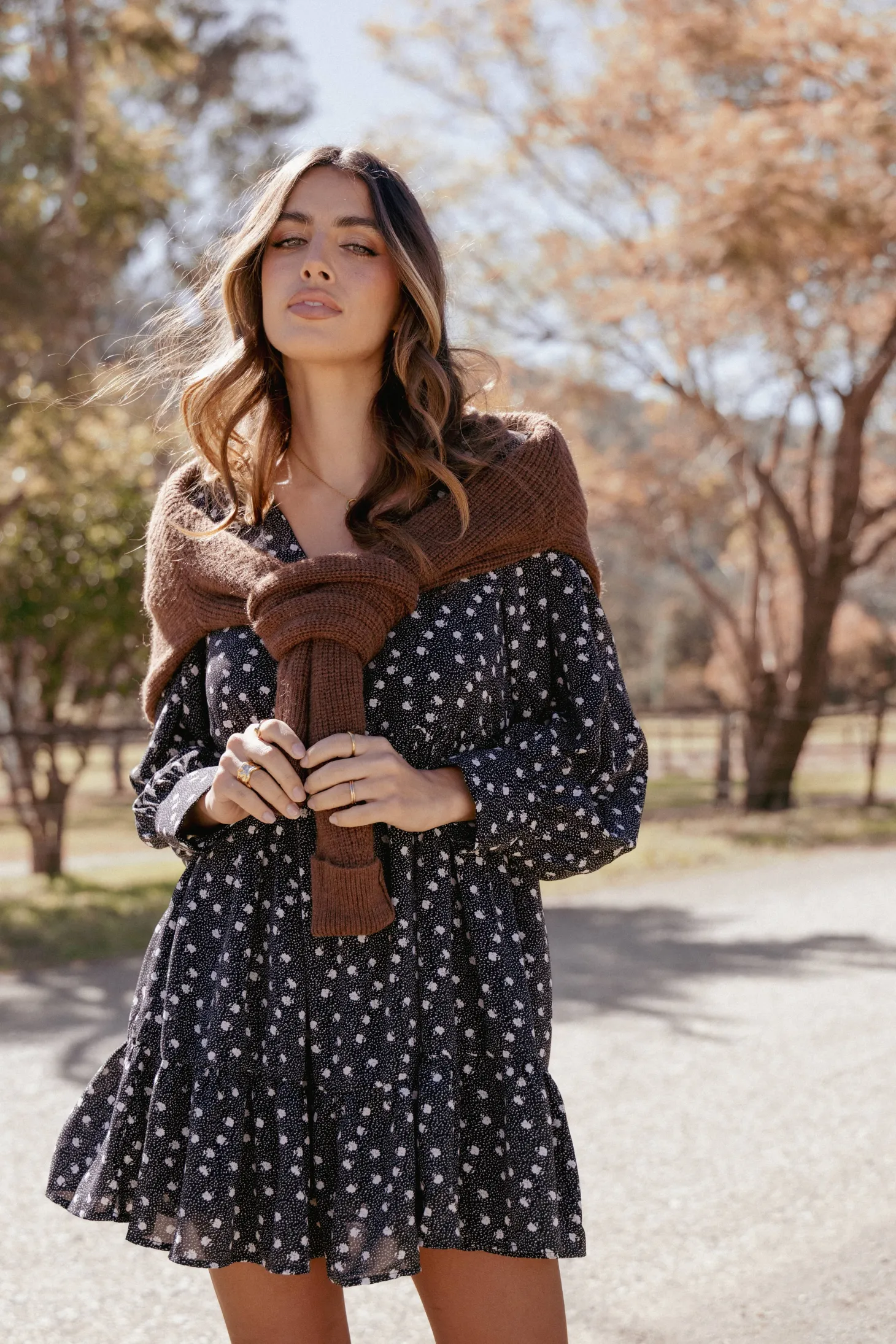 Frankie Long Sleeve Mini Dress