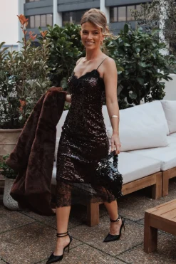 Frida Lace Midi Dress