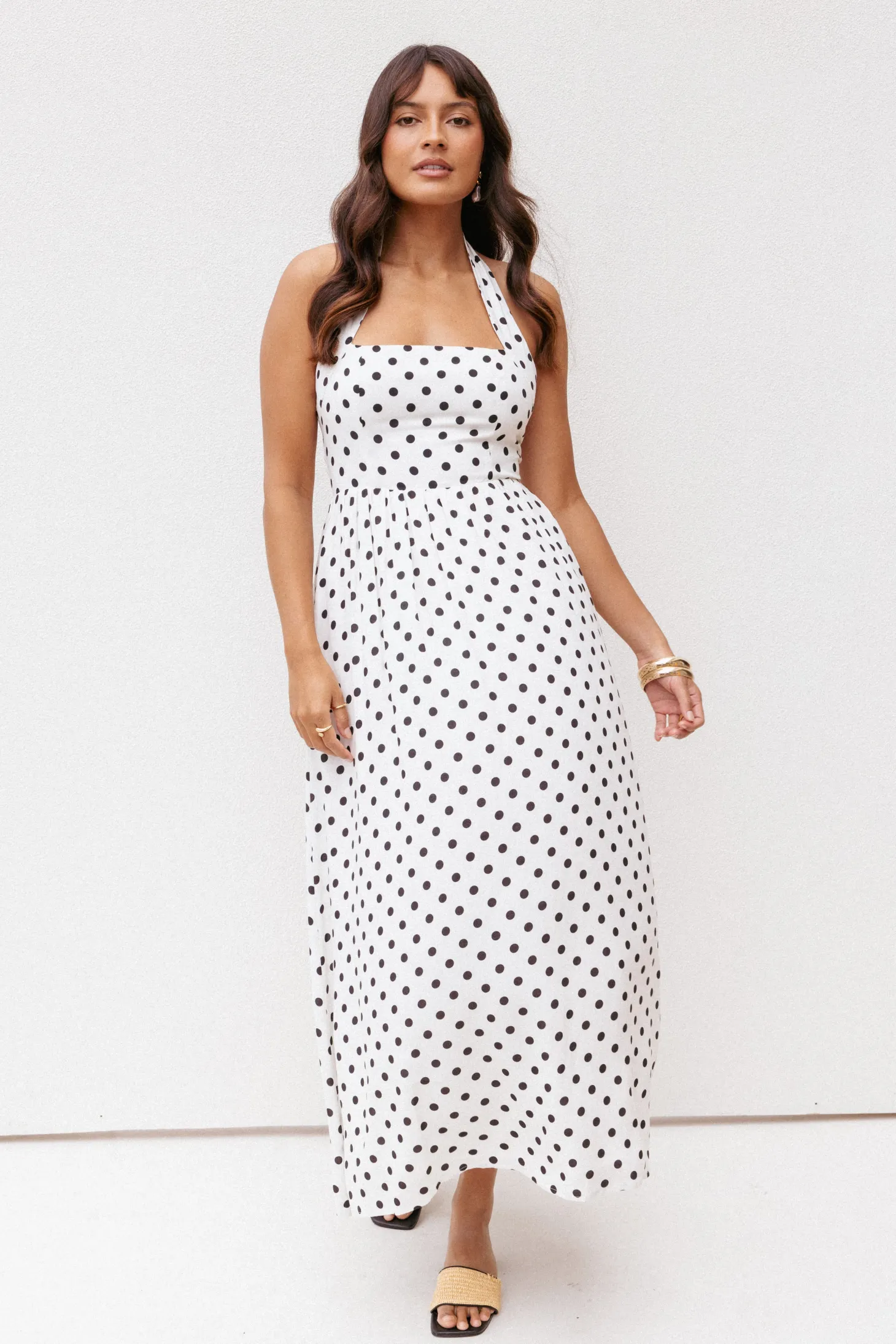 Gemini Halterneck Maxi Dress