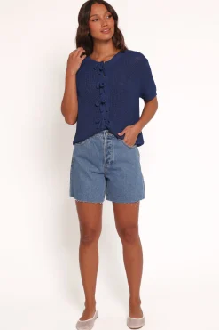 Gemma Short Sleeve Bow Cardigan