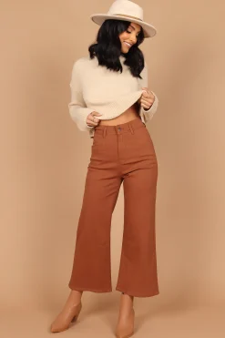 Georgette High Waisted Straight Leg Pants